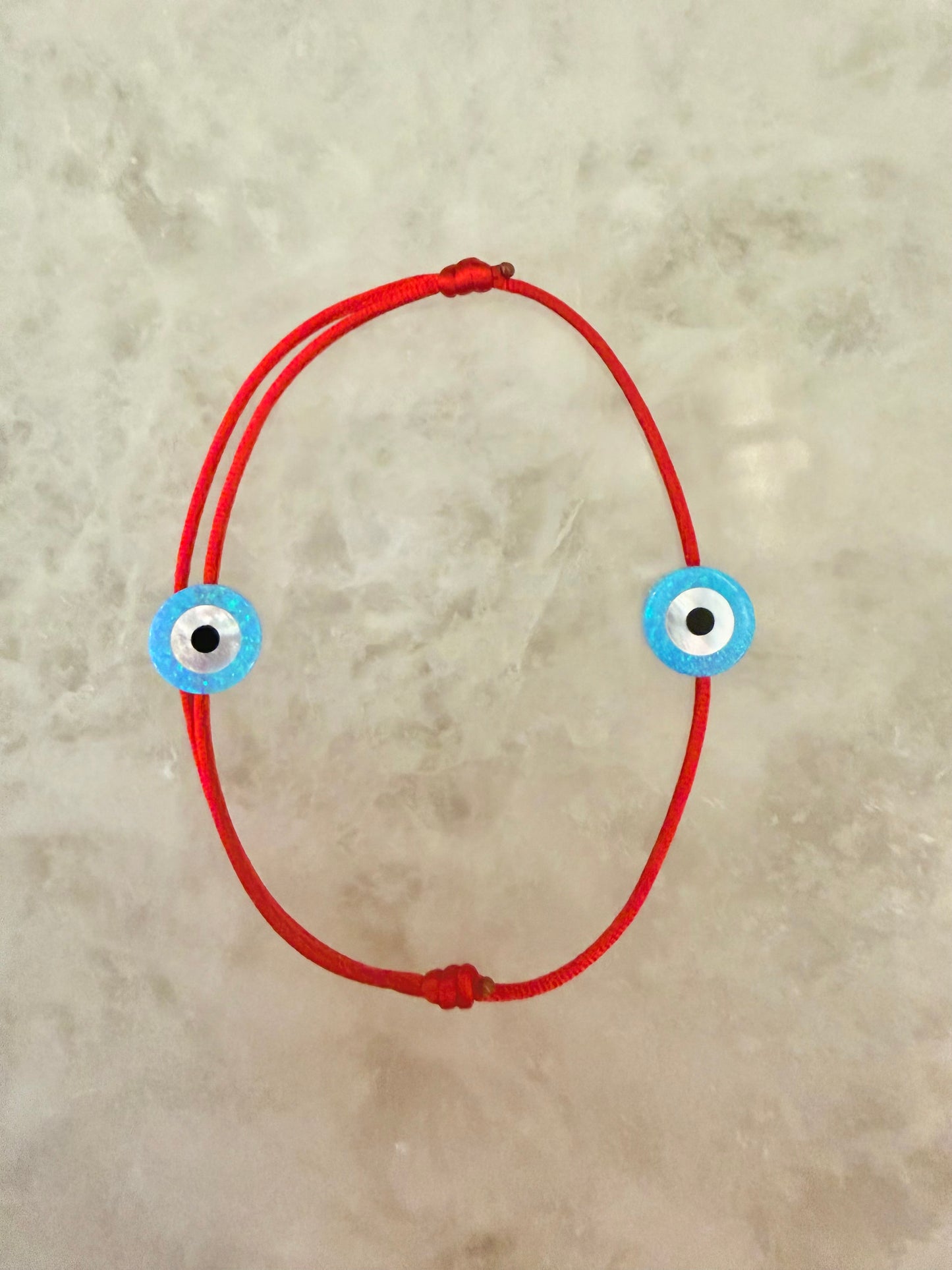 Double Evil Eye Charm Cord Bracelet ☆NEW☆
