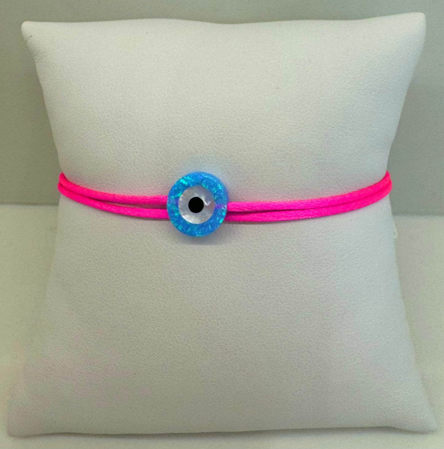 Evil Eye Charm Cord Bracelet