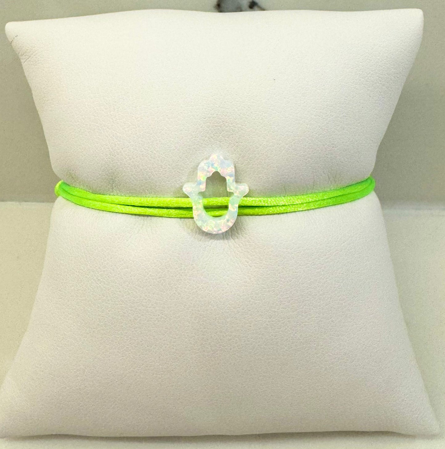 Open Hamsa Charm Cord Bracelet