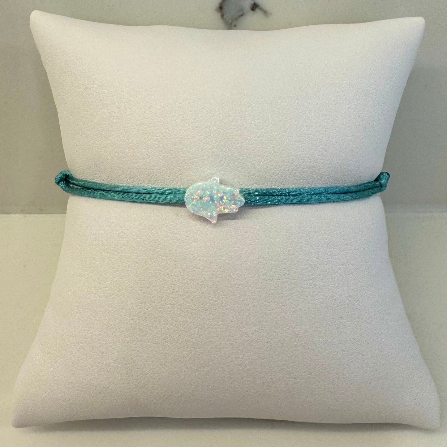 Hamsa Charm Cord Bracelet