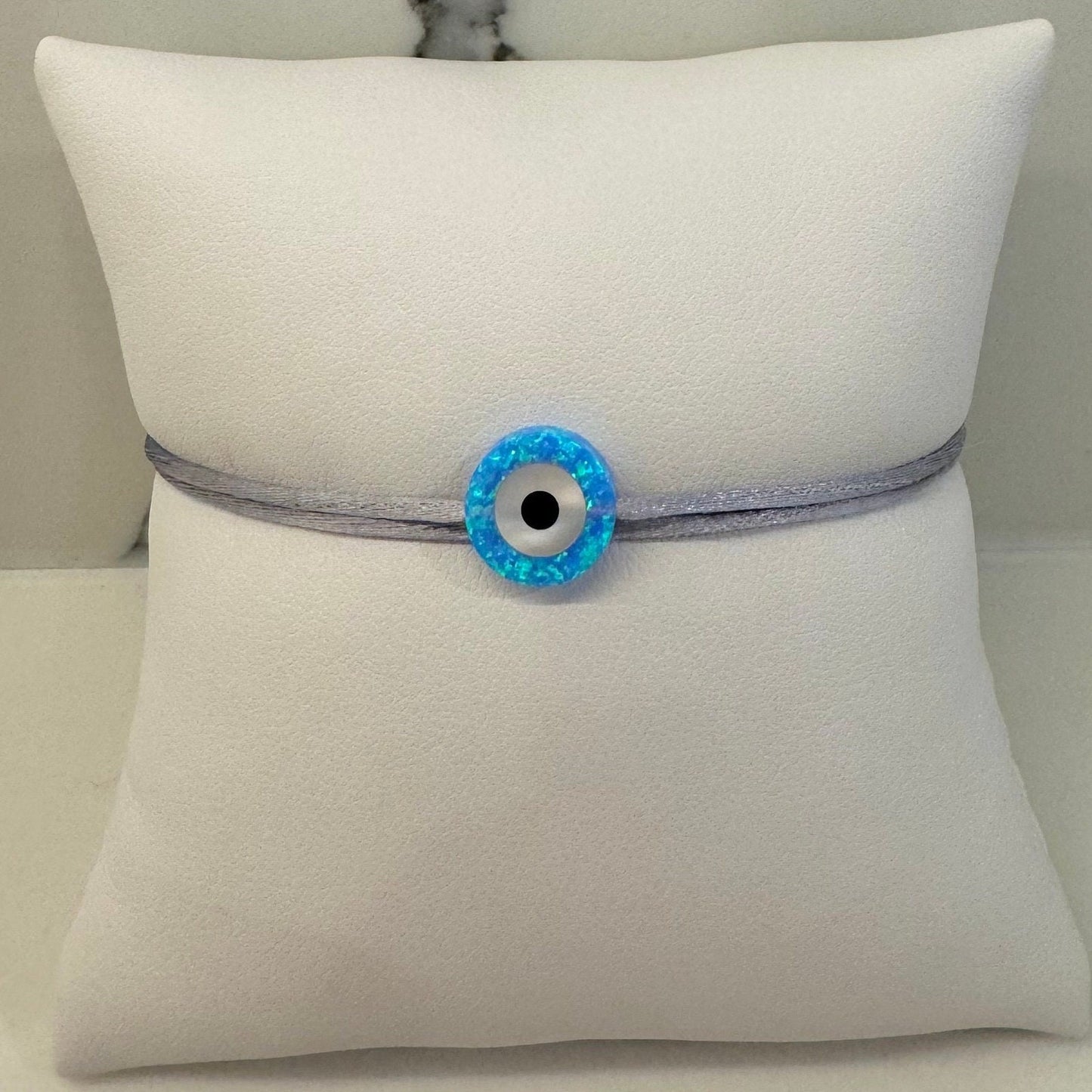 Evil Eye Charm Cord Bracelet